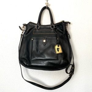 Dooney and Bourke Black Leather Satchel